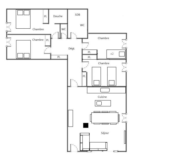 Appartement En Chalet 4 Etoiles Huez Экстерьер фото